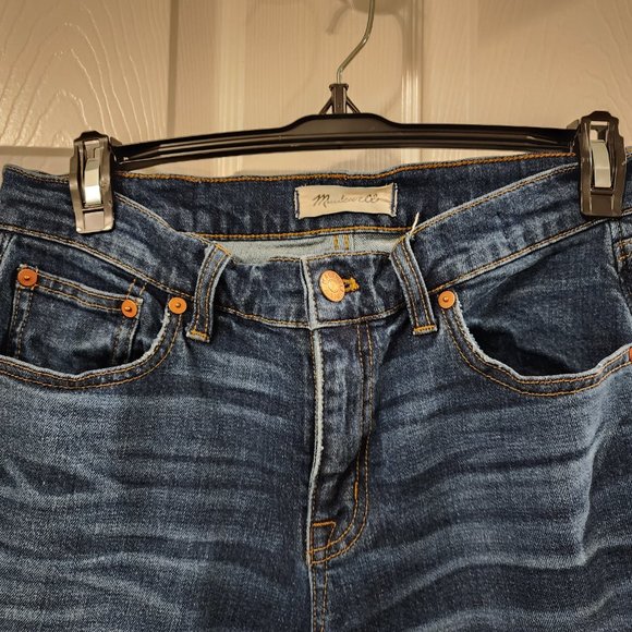 Madewell Slim Boy Raw Hem Jean Size 26 - Picture 3 of 10